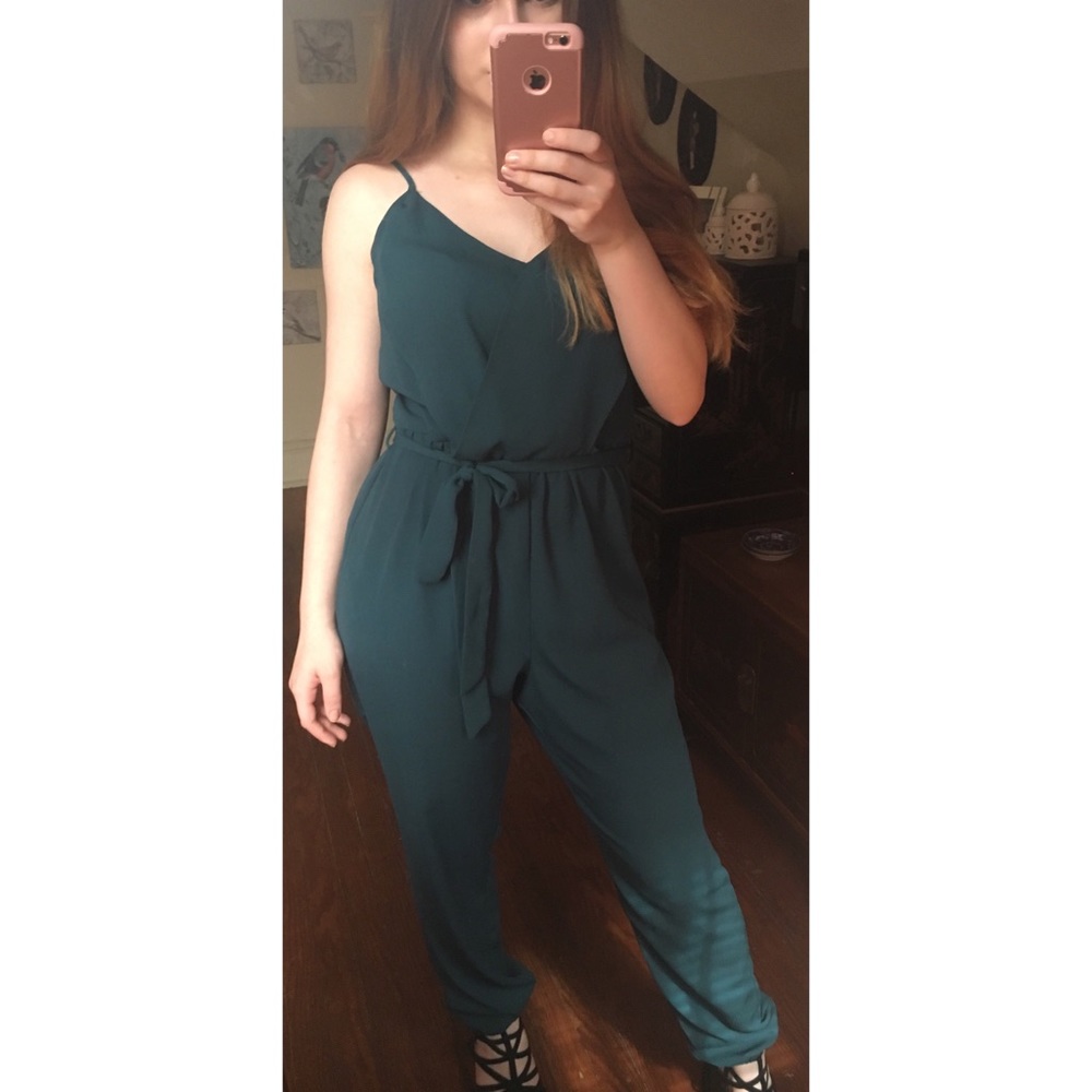 *LAST DAY TO SHOP* Forever 21 Teal Jumpsuit